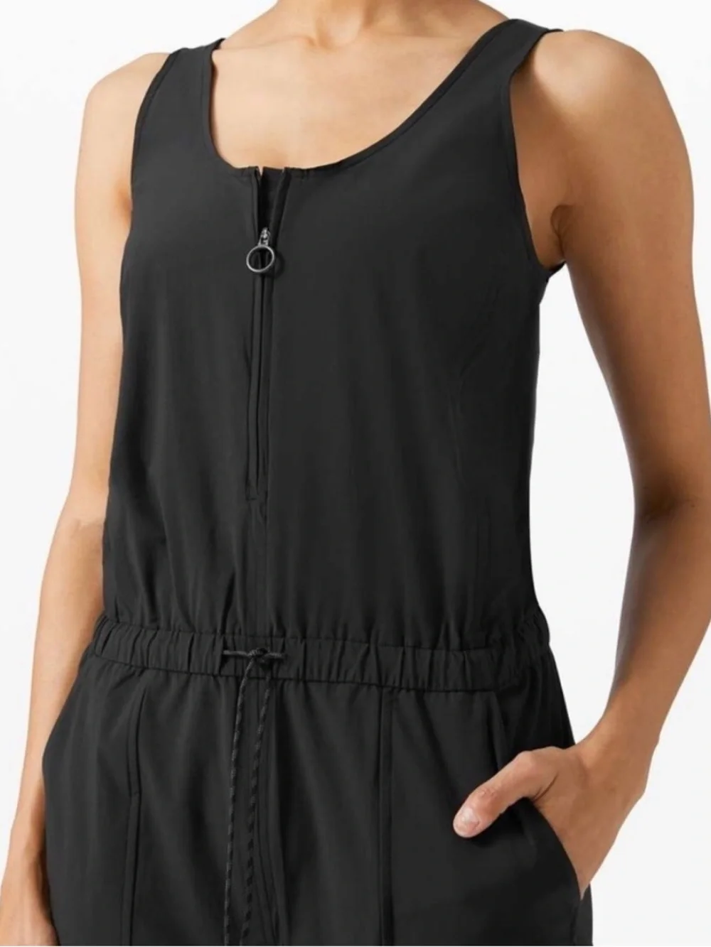 Lululemon Shift In Time Black Jumpsuit | Size 8